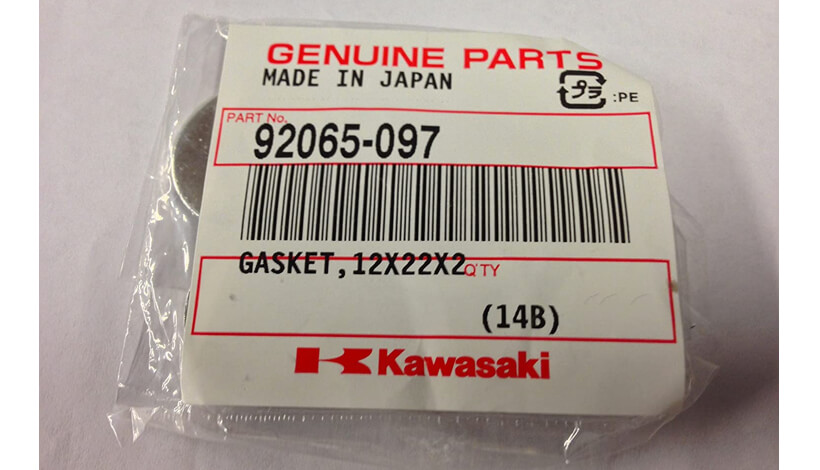Kawasaki-KRX-1000-Gasket-drain-plug-part-number-92065-097-img2
